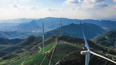 Windmill roads for drive or hike in Ningbo