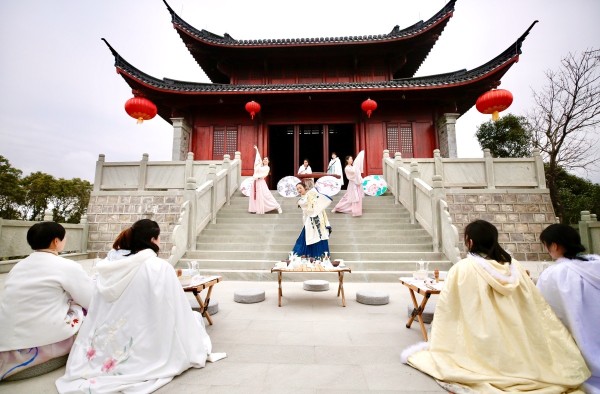 Newly restored pavilion opens in Beilun
