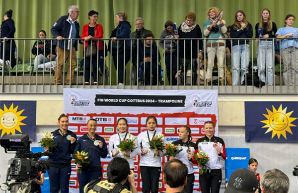 Ningbo athlete clinches Trampoline World Cup championship