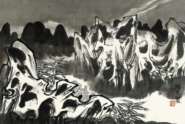 Ink works blend power and serenity at Ningbo exhibition