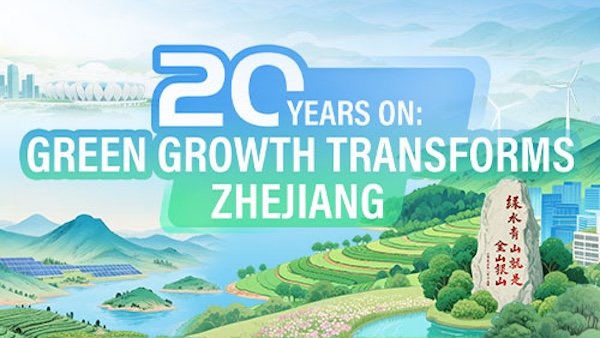 20 years on: Green growth transforms Zhejiang