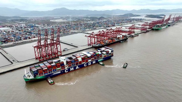 Ningbo's Meishan Port Area sets new throughput record