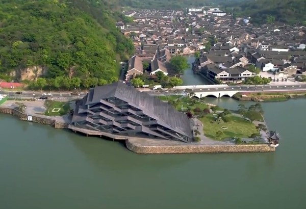 Art museum in Ningbo inspired by ancient village tiles